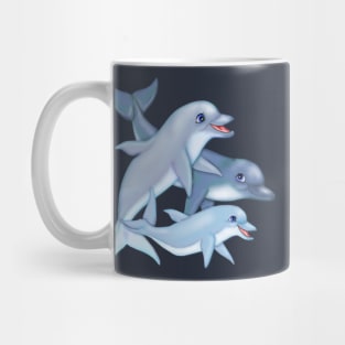 Dolphin Family Mug